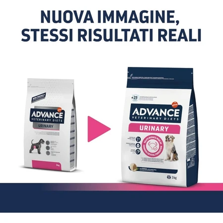 Advance Veterinary Diets Urinary - Complete Dietary Food for Dogs with Urinary Problems, 3 kg
