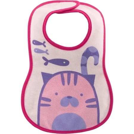 Chicco Set of 2 Bibs for Mealtime, 6m+ - Pink