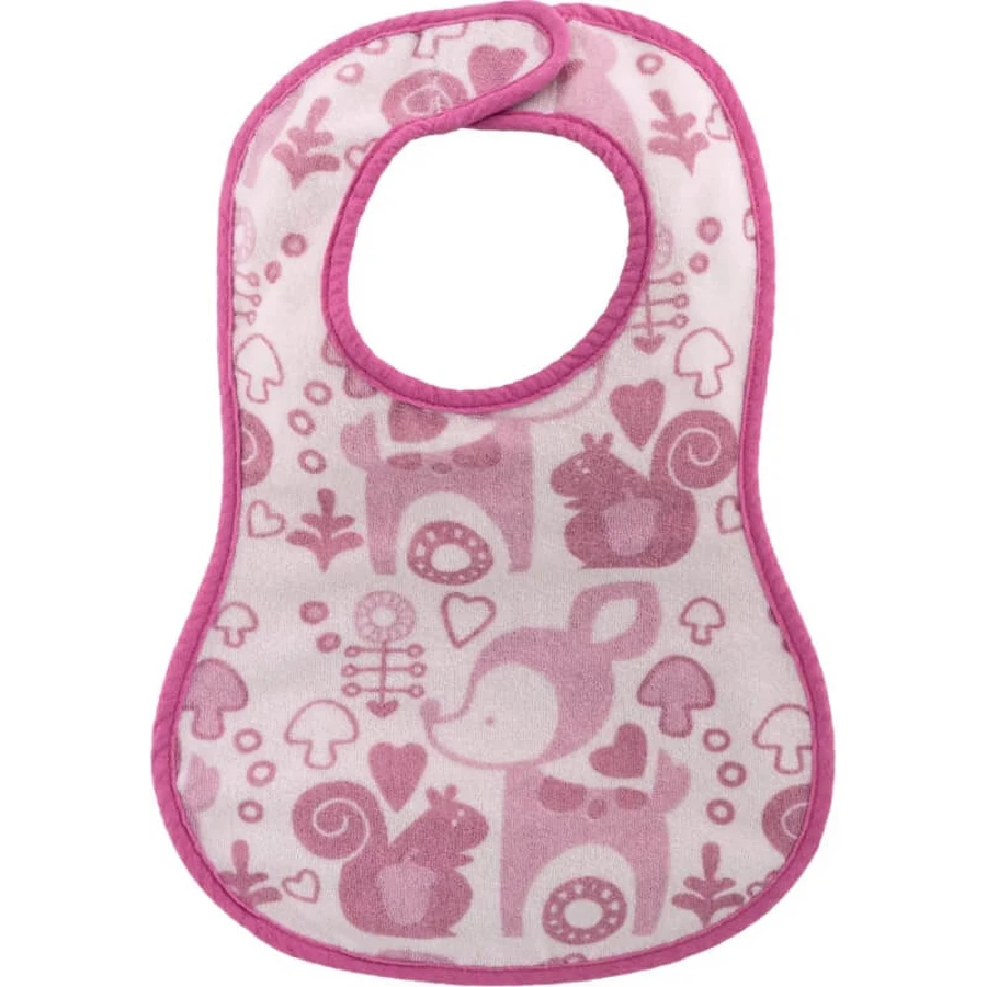 Chicco Set of 2 Bibs for Mealtime, 6m+ - Pink
