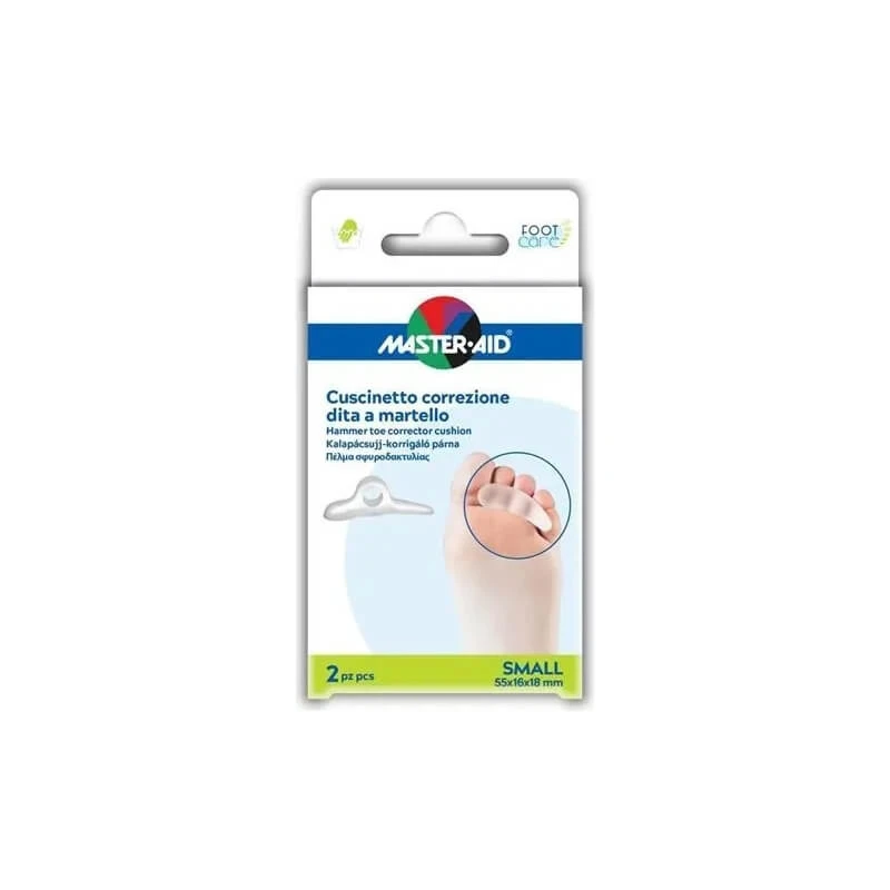 Master Aid Footcare - 2 pads for correcting hammer toes - size S