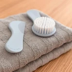 Suavinex Light Blue Brush and Comb Set