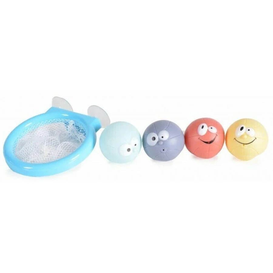 Kaichi Bathroom Basketball Set with Hoop and Balls