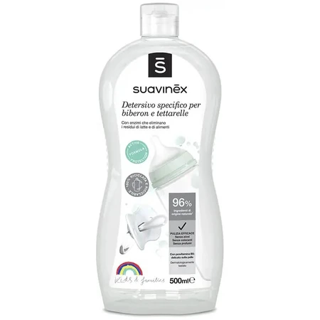 Limpiador específico para biberones y tetinas Suavinex, 500 ml