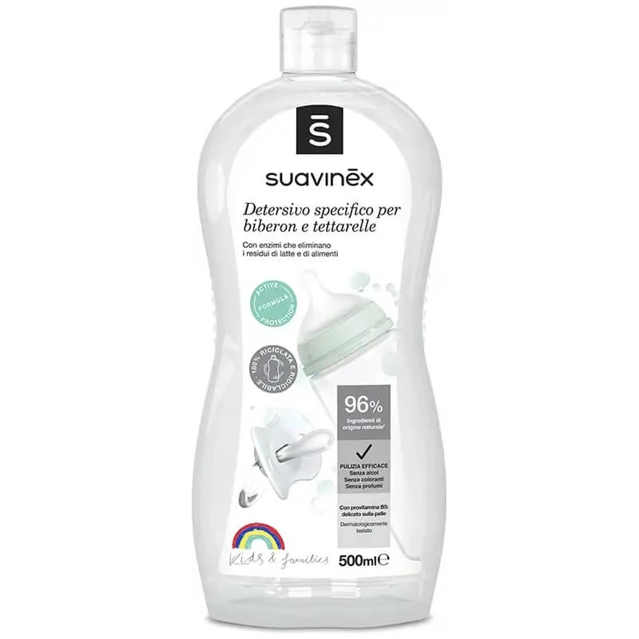 Limpiador específico para biberones y tetinas Suavinex, 500 ml