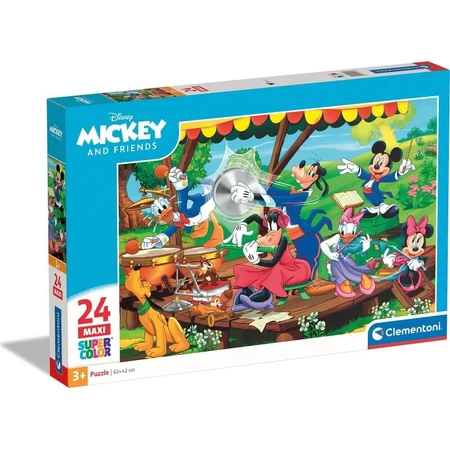 Clementoni Supercolor - 24-piece Maxi Puzzle: Mickey and Friends