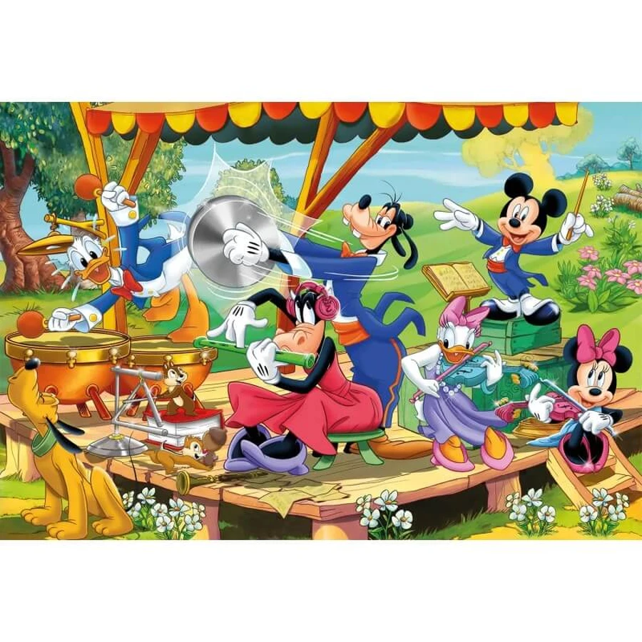 Clementoni Supercolor - 24-piece Maxi Puzzle: Mickey and Friends