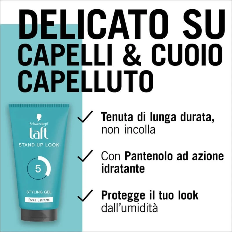 Schwarzkopf Taft Stand Up Look - Gel fijador 150 ml