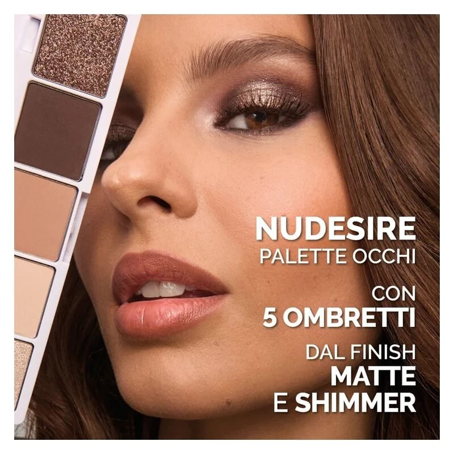 Veralab Nudesire - Paleta de sombras de ojos n.º 02 Tonos fríos