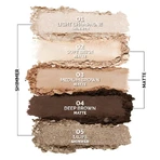 Veralab Nudesire - Paleta de sombras de ojos n.º 02 Tonos fríos