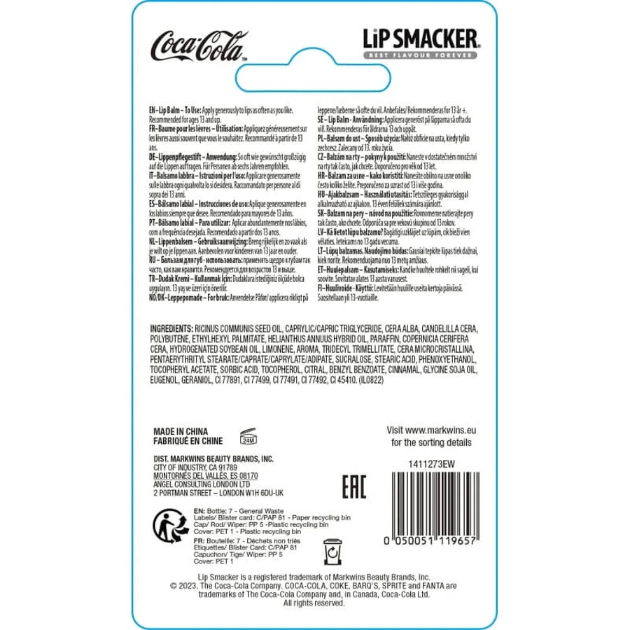 Markwins Lip Smacker Coca-Cola – Lippenbalsam 4 g