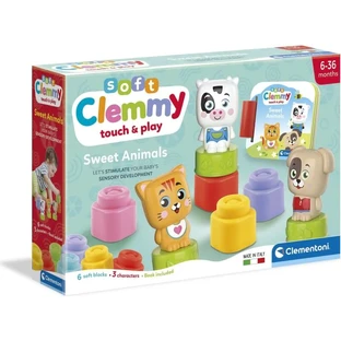 Clementoni Soft Clemmy Sweet Animals - Building Set