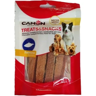 Camon Treats & Snacks Barres au saumon - Aliment pour chien 80 g