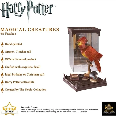 Collection Noble Harry Potter : Les Animaux fantastiques - Statue de Fanny le phénix, 18 cm