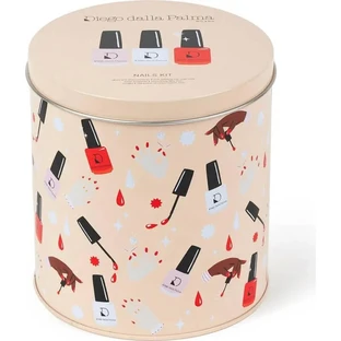 Kit para uñas de Diego dalla Palma: capa base alisadora n.º 202 + capa superior anti-desprendimiento n.º 203 + esmalte de uñas «Bloody Mary» n.º 225