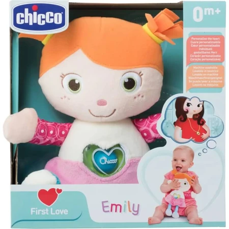 Chicco First Love Emily, primera muñeca, a partir de 0 meses