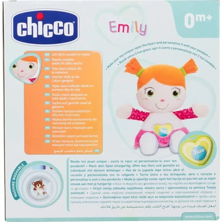 Chicco First Love Emily, primera muñeca, a partir de 0 meses