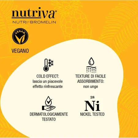 Gel corporal anticelulítico Nutriva Nutri-Bromelin, 150 ml
