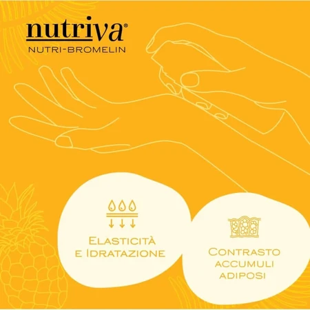 Gel corporal anticelulítico Nutriva Nutri-Bromelin, 150 ml