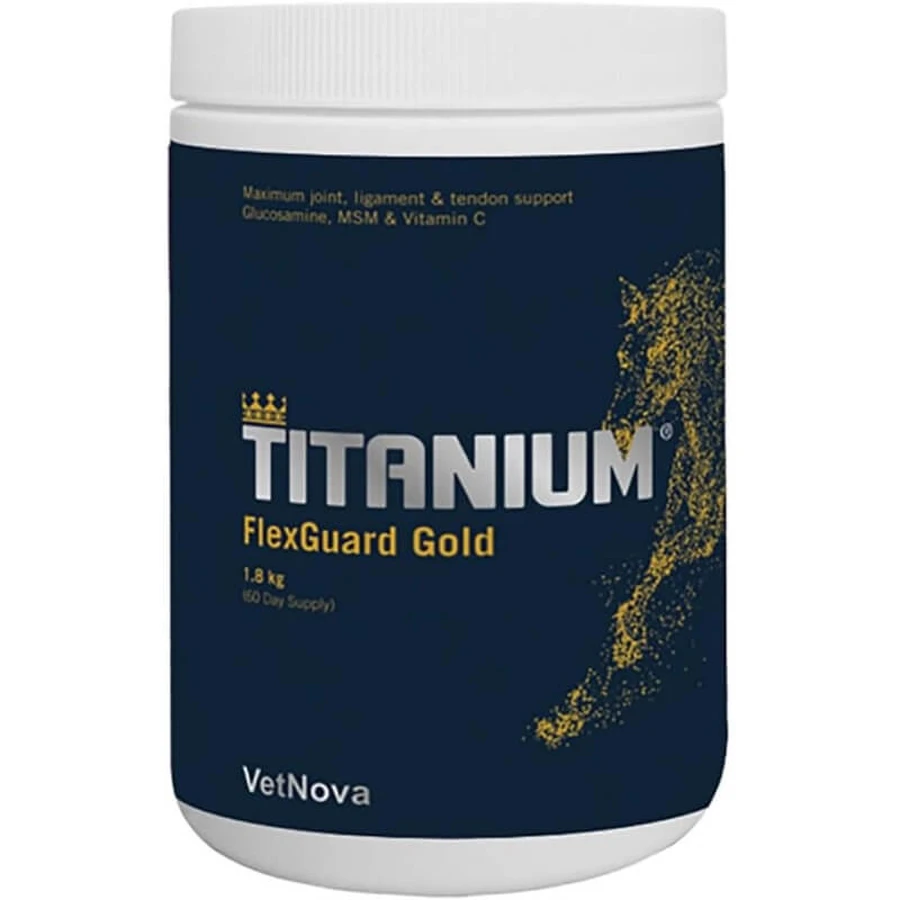 Vetnova Titanium Flexguard Gold - Supplement for Sport Horses, 1.8 kg