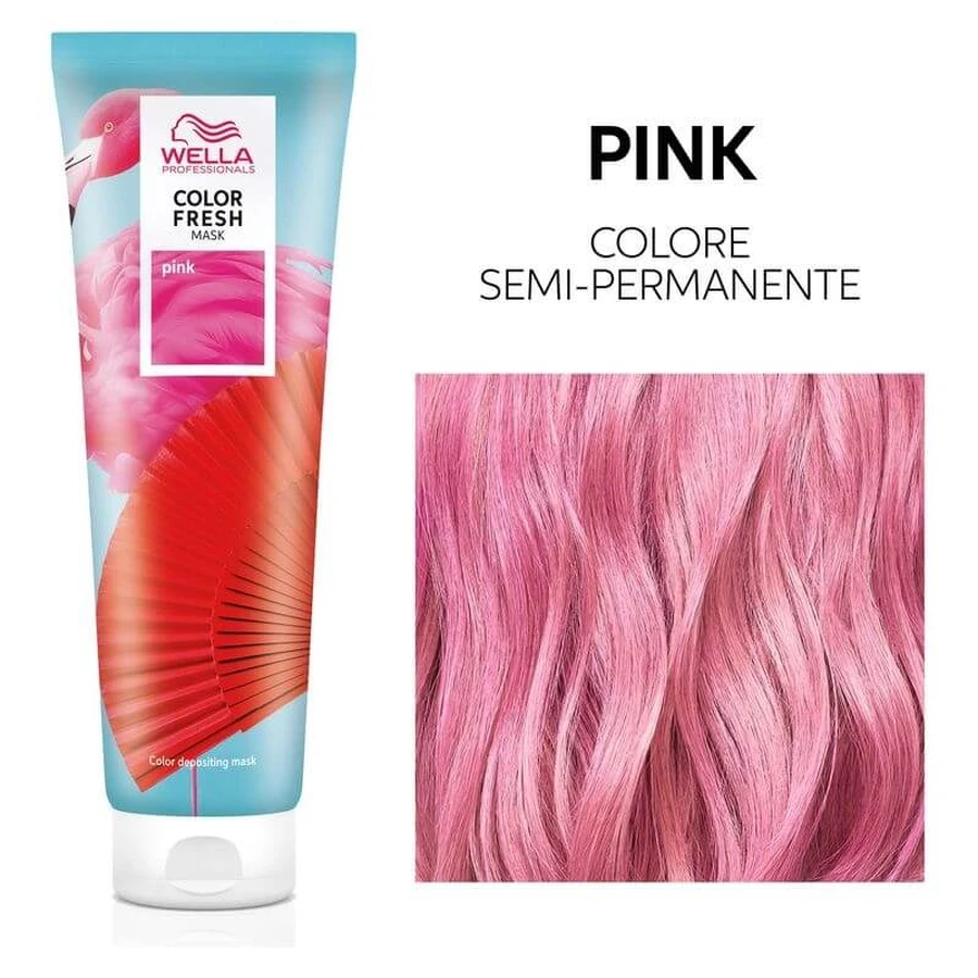 Wella Color Fresh Mask - Haarmasker voor gekleurd haar 150 ml - Roze