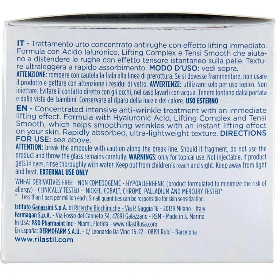 Rilastil Hydrotenseur - 7 anti-wrinkle and lifting vials