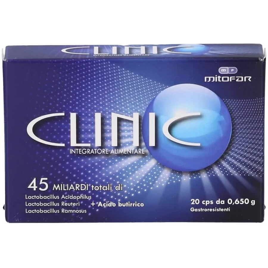 Clinic 20 capsule – supliment alimentar cu bacterii lactice vii