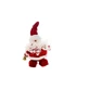 New Star 41700a-l - 17 cm rode en witte kerstbal met Kerstman-motief