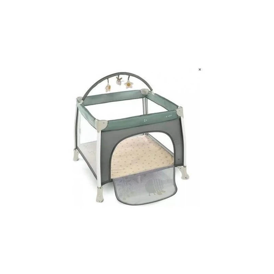 Jane Box Square Babytrage für Neugeborene bis 15 kg mit 4 Tragegriffen + Reisetasche – Botanic