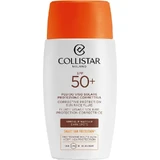 Collistar SPF 50+ Zonnebrandcrème voor het gezicht: speciale corrigerende vloeistof tegen donkere vlekjes, zeer hoge bescherming, 50 ml