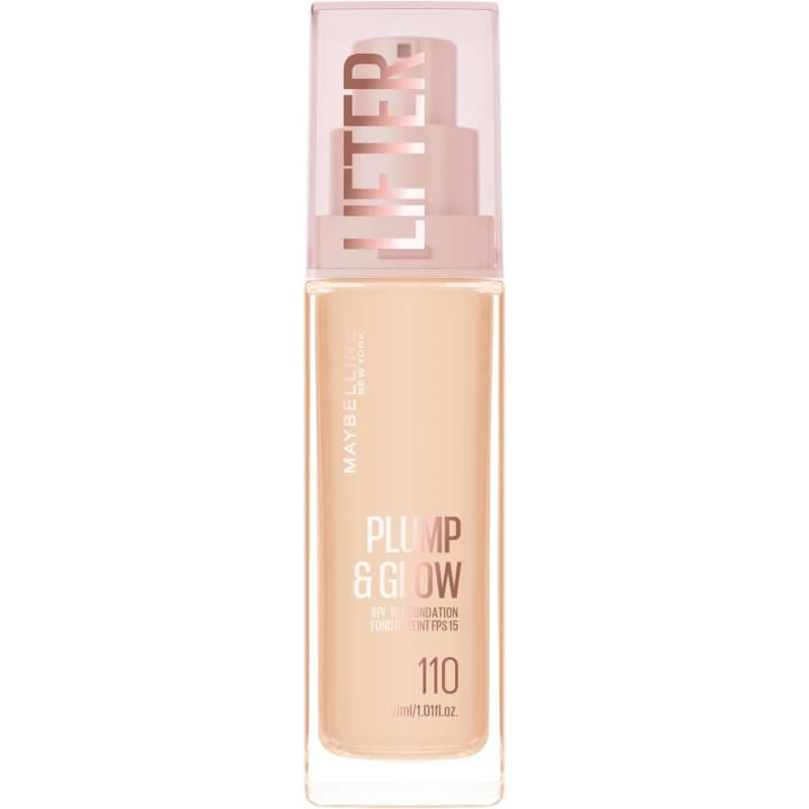 Maybelline Lifter Plump &amp; Glow - Base de maquillaje n.º 110