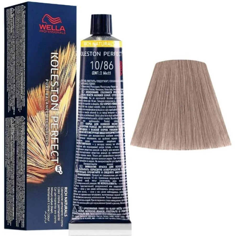 Wella Koleston Perfect Me+ - Haarkleur nr. 10/86 Parelviolet platinablond