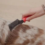 Ferplast Gro 5991 - Peine-cuchilla 2 en 1 para el aseo de mascotas