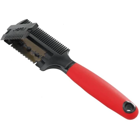 Ferplast Gro 5991 - Peine-cuchilla 2 en 1 para el aseo de mascotas