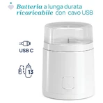 Chicco Bottle Warmer - Portable 2-in-1 with Sterilizer, USB-C Charging, and Universal Compatibility