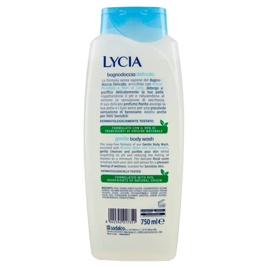 Lycia Gentle douchegel 750 ml