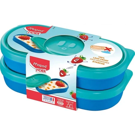 Maped Picnik - 2 cajas azules para merienda