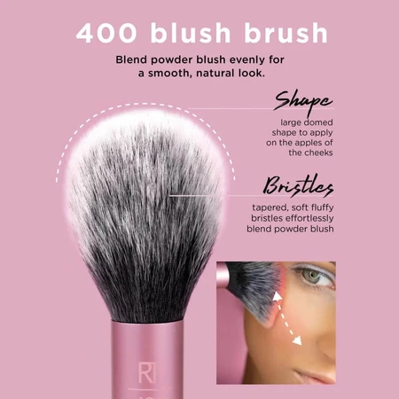 Real Techniques Blush - Pincel para colorete n.º 400