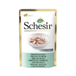 Schesir: Filetes de atún y dorada en gelatina - Comida húmeda para gatos adultos, 85 g