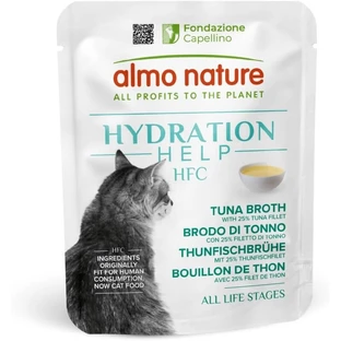Almo Nature Hydration Help Tuna Broth for Adult Cats, 50 g