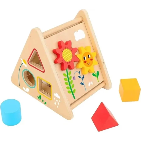 Tooky Toys Wooden Activity Triangle 12m+