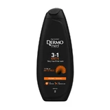 Dermomed Total &amp; Intense - Gel douche 3-en-1 pour homme (corps, visage et cheveux) : hydratant et parfumé, 250 ml