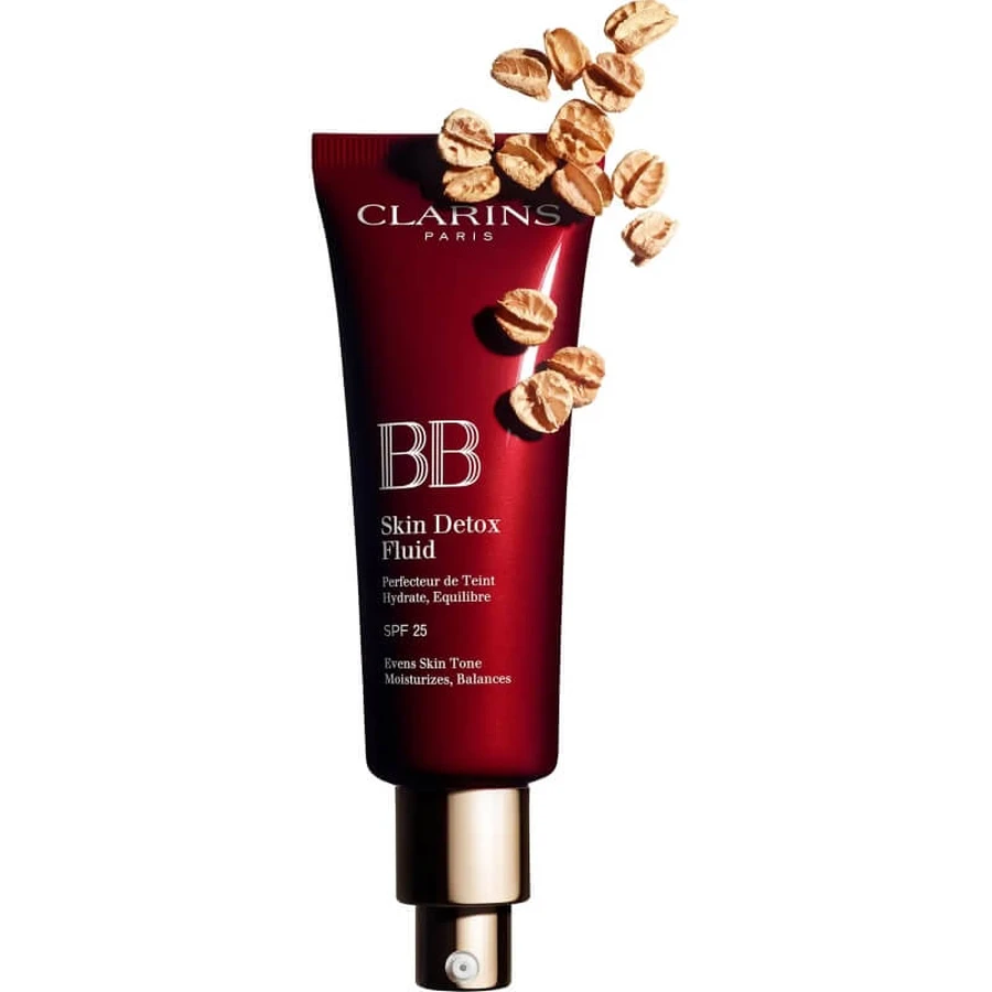 Clarins BB Skin Detox Fluid – Getönte Feuchtigkeitscreme LSF 25, Nr. 00 Fair