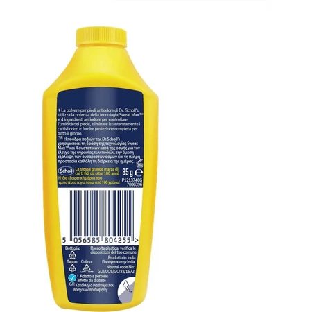 Scholl Anti-Odor Foot Powder, 85 g