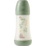 Chicco Perfect 5 Eco+ - Biberón de flujo medio, 240 ml, verde