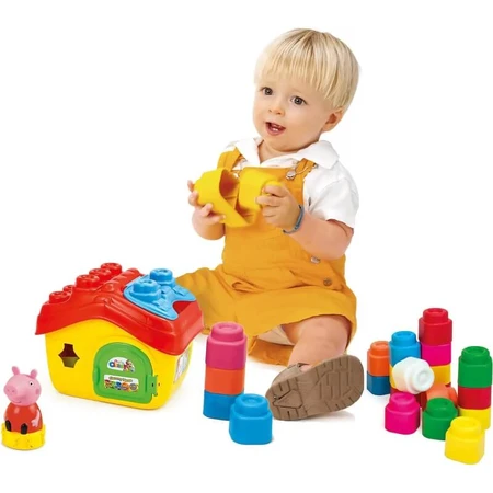 Clementoni Peppa Pig Clemmy House – Spielset mit 15 weichen Bausteinen