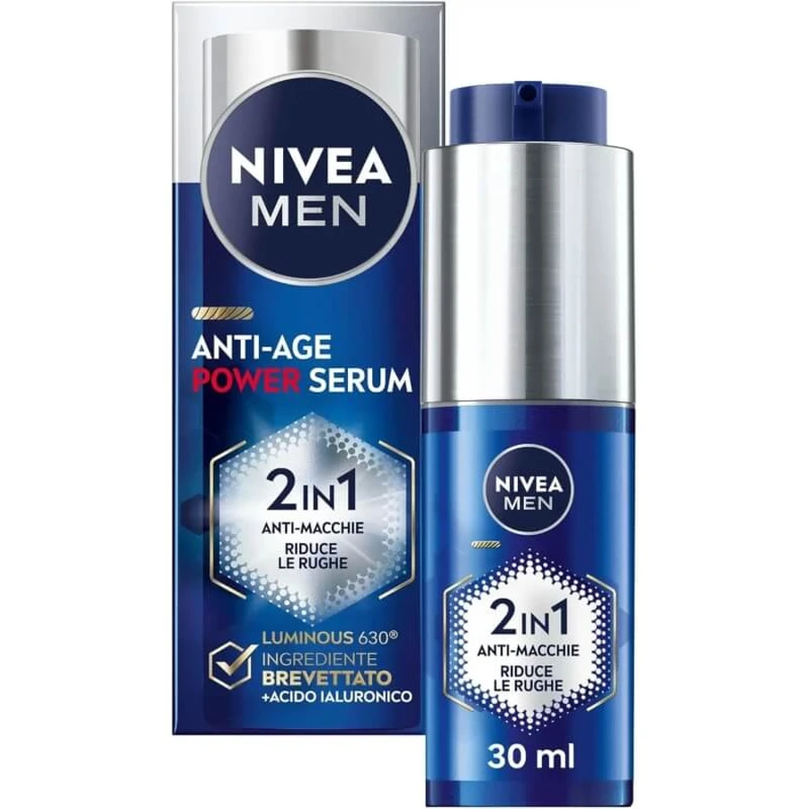 Nivea Men Anti-Aging 2-in-1 Power Serum – Serum tegen donkere vlekken, 30 ml