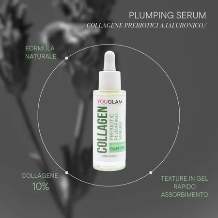 Youglam Plumping Serum – Aufpolsterndes Serum mit Meereskollagen, 30 ml
