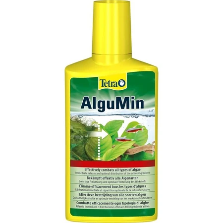 Tetra Algumin - Complete Algae Treatment for Freshwater Aquariums, 250 ml