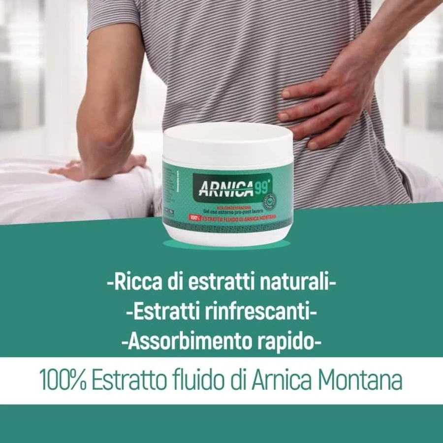 Arnica Gel 99 - Sterk geconcentreerde gel voor uitwendig gebruik voor en na het sporten, 500 ml