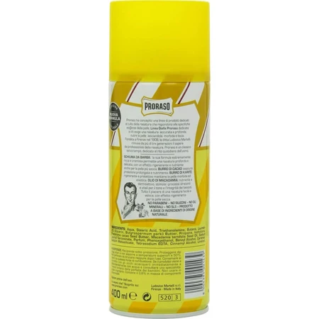 Proraso Voedend en herstellend scheerschuim voor alle baardtypes, 400 ml